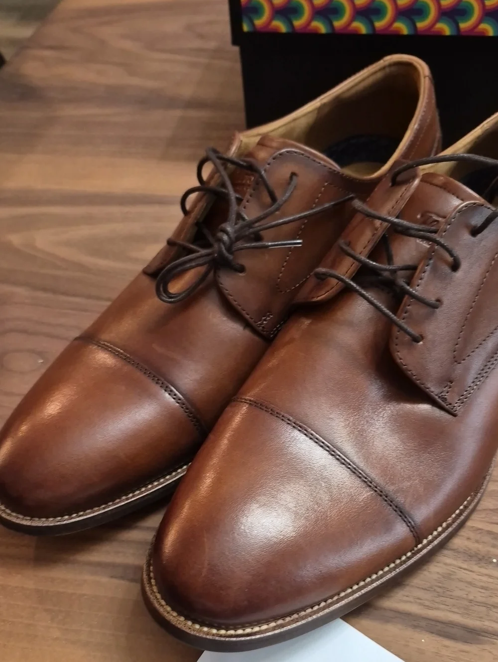 Florsheim Shoe Company Men's Sz 11.5 M Leather Dress Oxford Shoes
